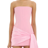 ELIYA THE LABEL (pink) Midina strapless bow mini