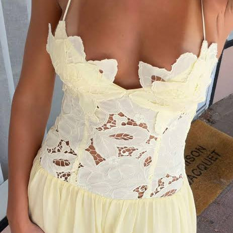 HANSEN AND GRETEL (butter yellow) Stephanie maxi