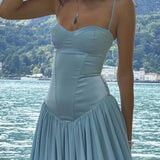 FENITY (blue) Amelia corset gown