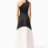 ELLIATT (black/white) Sorell one shoulder maxi