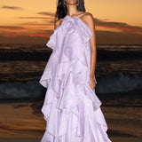 AJE (purple) Pandorea halter neck maxi