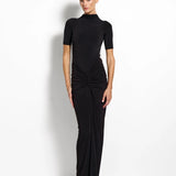 EFFIE KATS (black) Esper bodysuit / kayson maxi skirt set