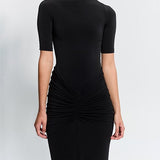 EFFIE KATS (black) Esper bodysuit / kayson maxi skirt set