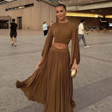 ZIMMERMAN (gold/brown) Iluminate batwing bodice and skirt