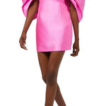 SOLACE LONDON (pink) Elina off the shoulder mini