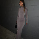 EFFIE KATS (ash grey) Kayson long sleeve skirt set