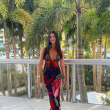 RAT AND BOA (black/floral) Paola lace hippy