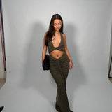 CHRISTOPHER ESBER (Green) Vivenda Maxi Knot Open Tummy