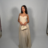 MANNING CARTELL (beige/cream) Double Time Pleat gown