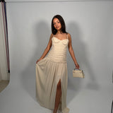 MANNING CARTELL (beige/cream) Double Time Pleat gown