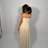 MANNING CARTELL (beige/cream) Double Time Pleat gown
