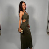 MANNING CARTELL (khaki) Turning In Chains midi