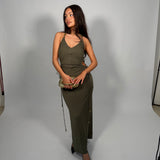 MANNING CARTELL (khaki) Turning In Chains midi