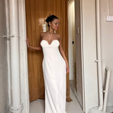 SNEAKY LINK (white) Chelle strapless maxi