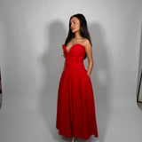 HOUSE OF CB (red) Lady Scarlet midi