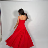 HOUSE OF CB (red) Lady Scarlet midi