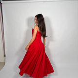 HOUSE OF CB (red) Lady Scarlet midi