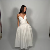HOUSE OF CB (white) Lady Scarlett midi