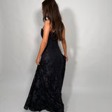 HOUSE OF CB (navy) Esme crepe corset gown