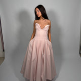 HOUSE OF CB (baby pink) Lady Scarlet midi