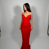 HOUSE OF CB (red) Tamara corset gown