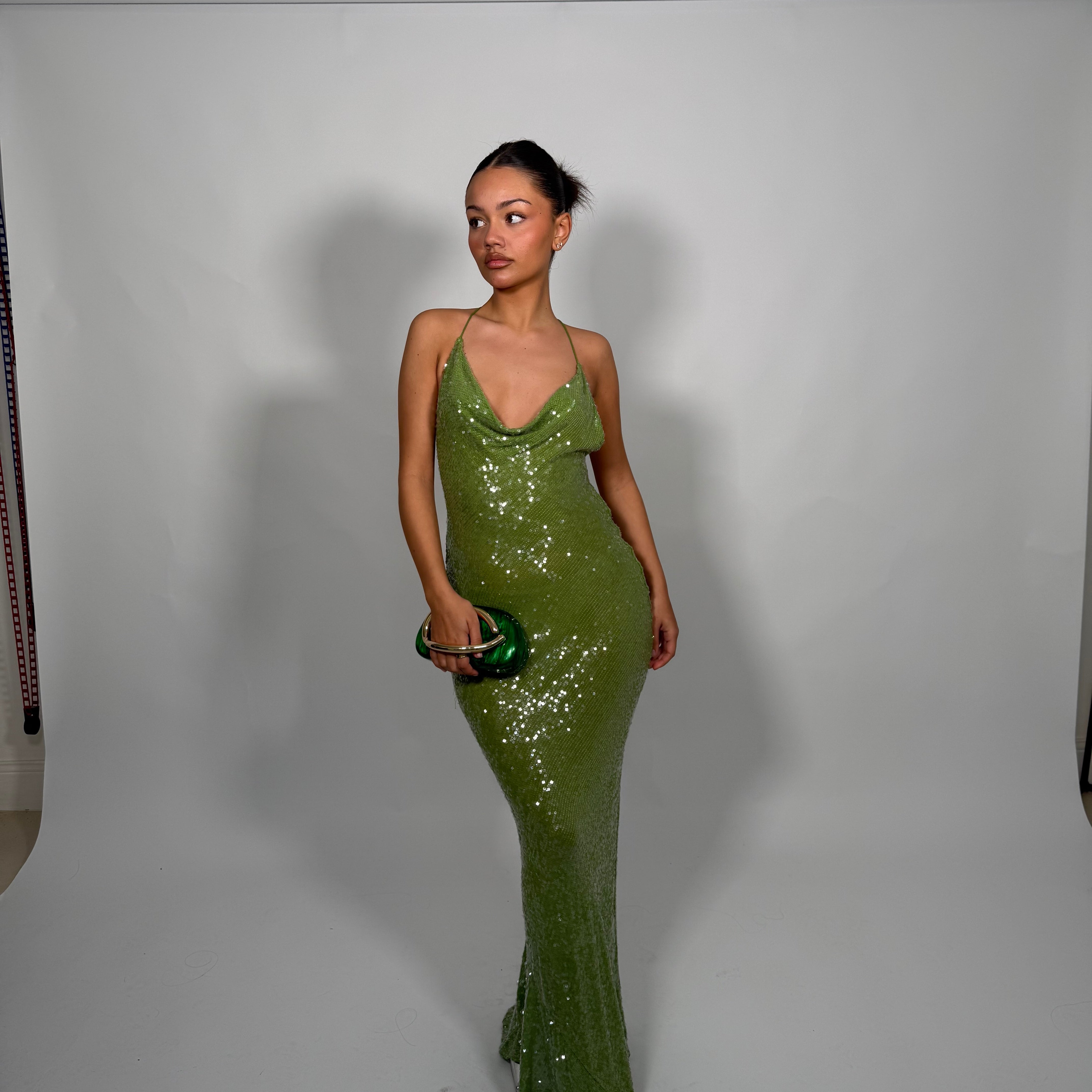 RAT AND BOA (green) Gaia Sparkle Maxi RAT AND BOA (green) Gaia Sparkle Maxi