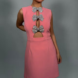 REBECCA VALLANCE (pink) Brittany bow mini