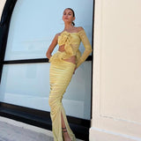 BEC AND BRIDGE (yellow) spiral crush asym maxi