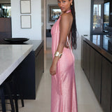 DECONDUARTE (pink/coral) Attina sparkly custom gown
