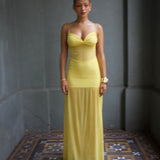DECONDUARTE (yellow) Belle mesh maxi