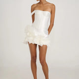 ELIYA THE LABEL (white) Jenaya top/skirt set