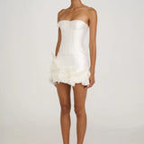 ELIYA THE LABEL (white) Jenaya top/skirt set