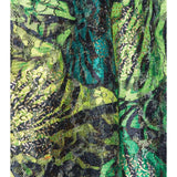 KIM SHUI (blue/green) Butterfly lace midi
