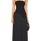 LOVERS AND FRIENDS (black) Alice strapless gown
