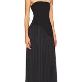 LOVERS AND FRIENDS (black) Alice strapless gown