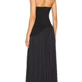LOVERS AND FRIENDS (black) Alice strapless gown