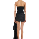 ELIYA THE LABEL (black) Midina strapless bow mini