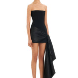 ELIYA THE LABEL (black) Midina strapless bow mini