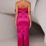 ELLE ZEITOUNE (pink) Miles strapless midi