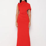KOURH (red) high neck maxi