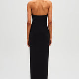 MISHA (black) Alusia halter maxi