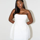 ODD MUSE (white) strapless mini