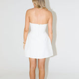 ODD MUSE (white) strapless mini