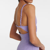 CHRISTOPHER ESBER Rope Linen Open Tummy Midi (Purple)