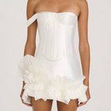ELIYA THE LABEL (white) Jenaya top/skirt set