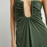 Christopher Esber (green) Palm gown