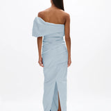RACHEL GILBERT (baby blue) Kat one shoulder maxi