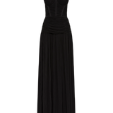 MANNING CARTELL (black) Double Time Pleat gown
