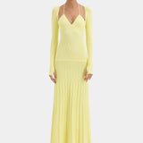 SIR THE LABEL (yellow) Juniper Contoured knit maxi