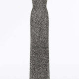 CARLA ZAMPATTI (Crome) polo sequin gown